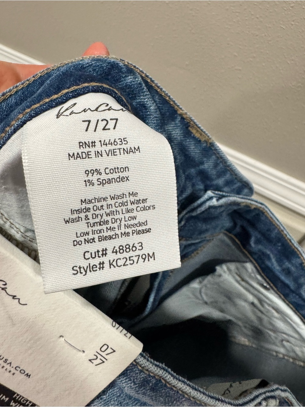 NWT Kancan High Rise Slim Straight Jeans - Picture 9 of 12